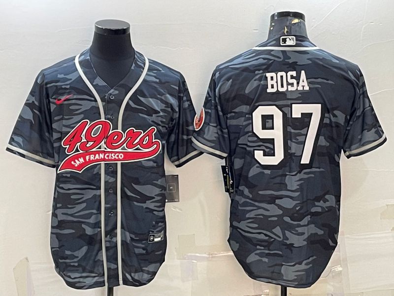 Men San Francisco 49ers #97 Bosa Camo 2022 Nike Co branded NFL Jerseys1